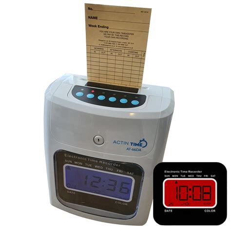 Clocking in machine .